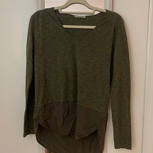 Zara green top